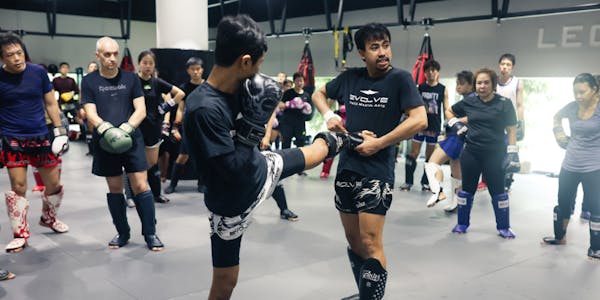 Kickboxing Class At Evolve MMA - The #1 Kickboxing Gym In Singapore