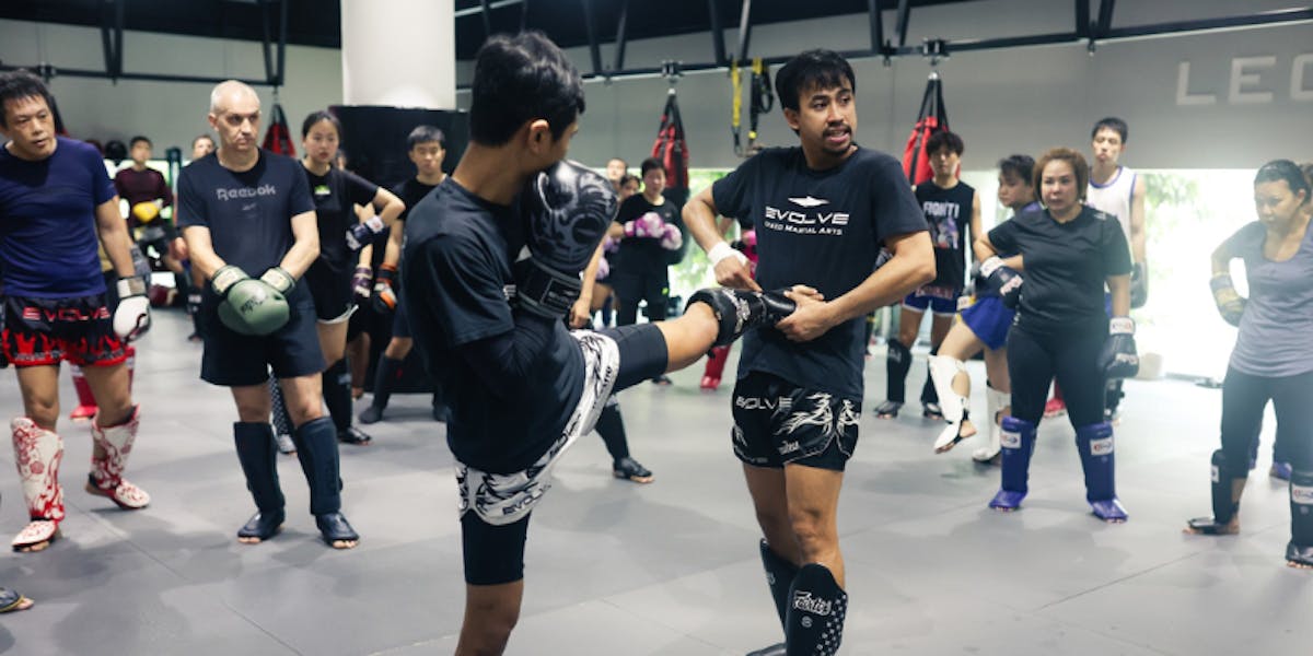 Evolve MMA muay thai classes