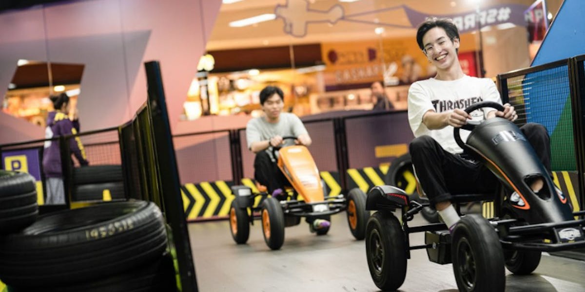 SuperPark Singapore Pedal Car Track